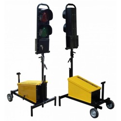 Semafoare mobile 2 lampi 200mm diametru Rosu-Verde